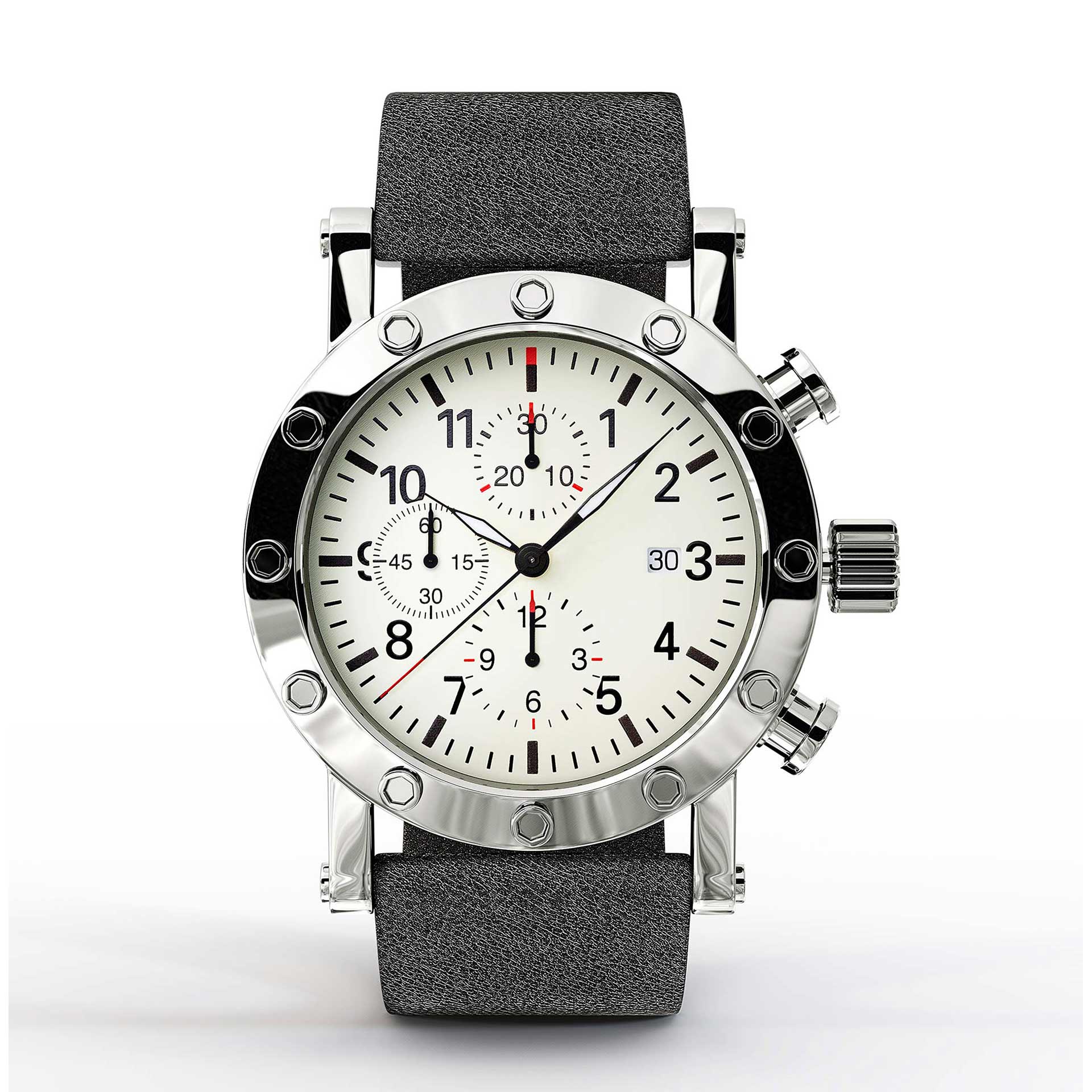 modern-watch-isolated-on-a-white-background